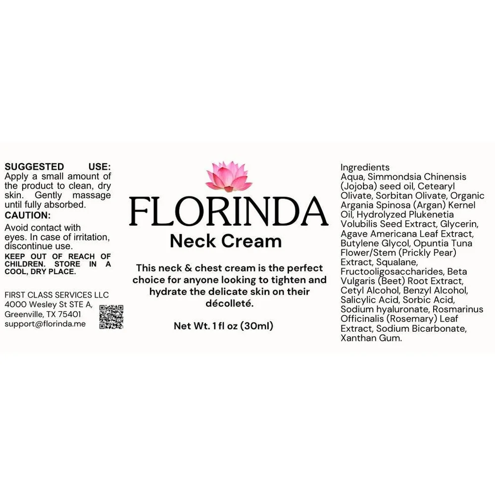 Florinda Beauty Luxury Neck & Chest Cream